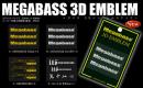Megabass 3D EMBLEM STICKER